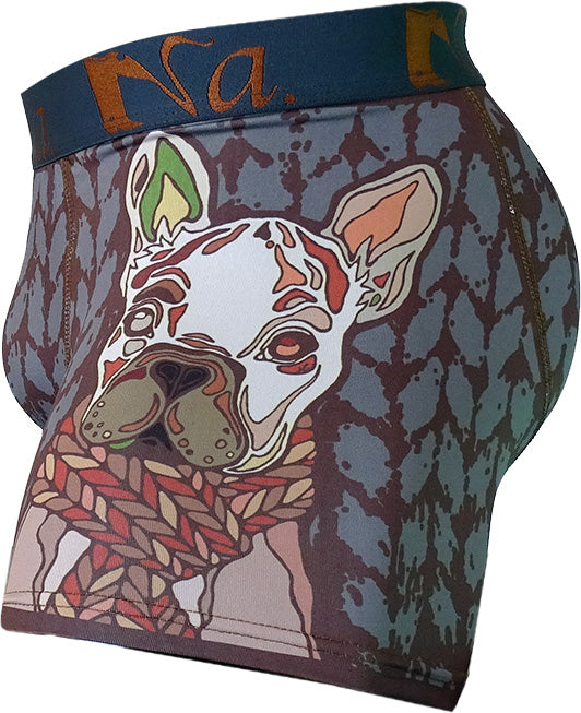 seni peninju seluar pendek bulldog Perancis