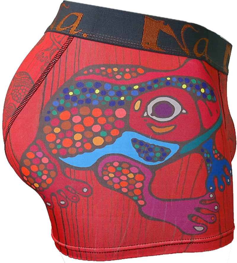 seni boxer seluar pendek katak