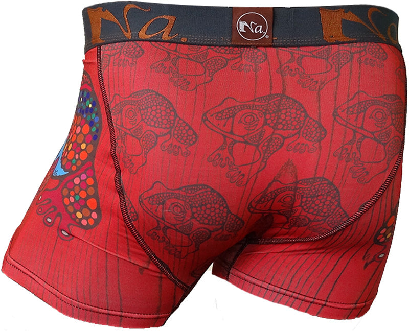 seni boxer seluar pendek katak
