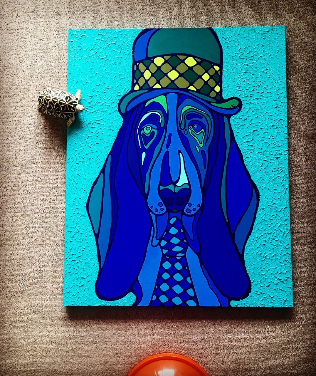 art boxer shorts basset hound 