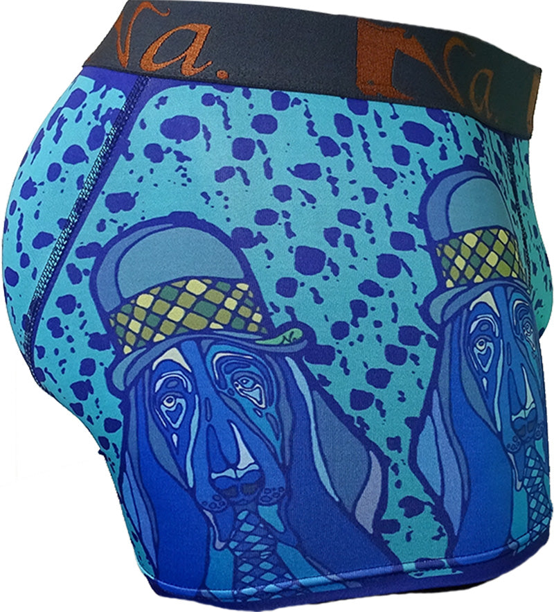 art boxer shorts basset hound 