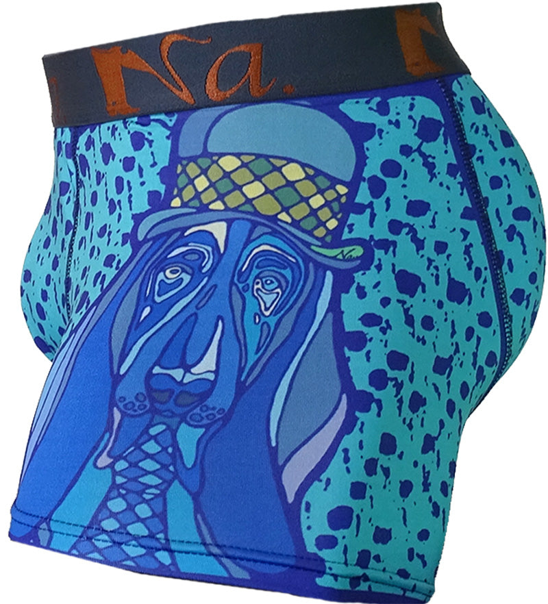 art boxer shorts basset hound 