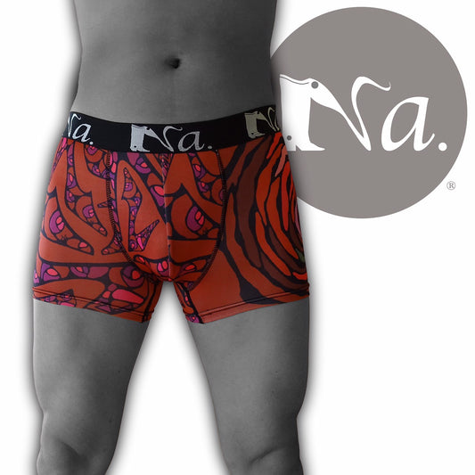 Art boxer shorts "Love is rosy"