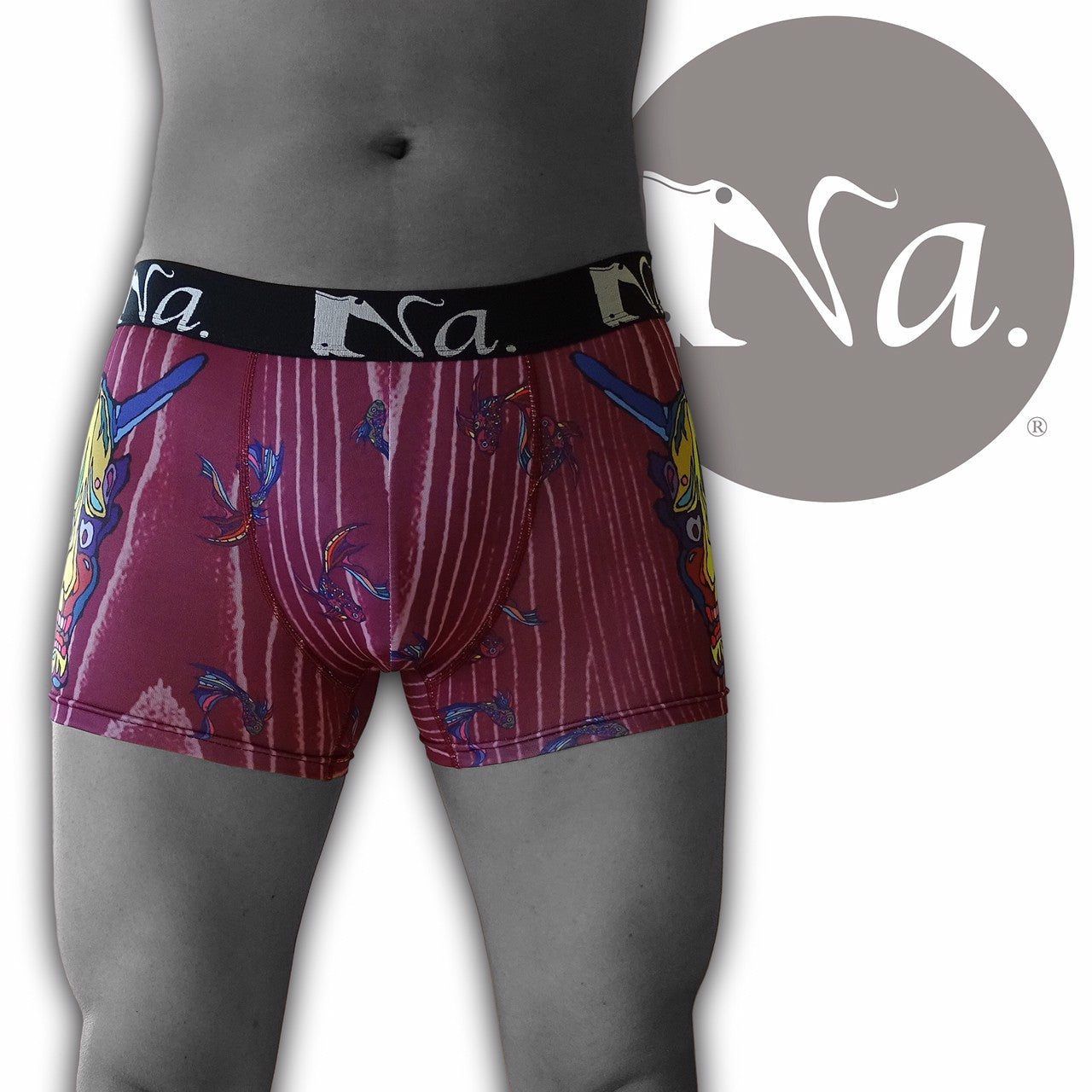 Art Boxer Shorts Vermillion